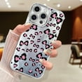 thumbnail image 7 of Leopard Print Bow Phone Case, Stylish and Shockproof Protective Cover for iPhone 15, 7 of 7