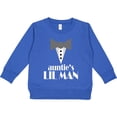 thumbnail image 2 of Inktastic Auntie Lil Man Tuxedo Front Toddler Sweatshirt, 2 of 4