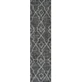thumbnail image 3 of JONATHAN Y SANTA MONICA 2 x 8 Runner Rug, Carwa Tribal Diamond Trellis - Black/Ivory, SMB128E-28, 3 of 10