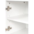 thumbnail image 5 of Minimalist Tv Stand With Arch Door For 78" Tv: White, Solid Wood Legs, Adjustable Shelves, Simple Elegance Tvs: Cabinets, Design, 5 of 5