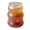 thumbnail image 1 of 6 Piezas de Vidrio Vaso Resistente Al Vaso Transparente Jugo de Té Leche de Café de Vasos de Agua para el Hogar,B, 1 of 5