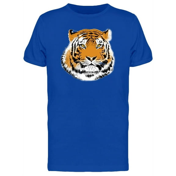 Great Tiger Face T-Shirt Men -Image by Shutterstock, Male Medium