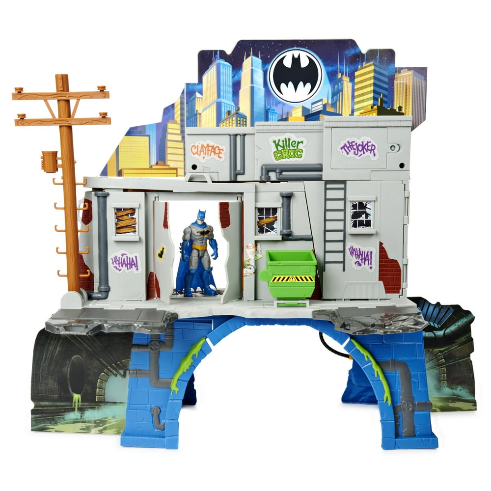 Batman 3in1 Batcave Playset with Exclusive 4inch Batman Action