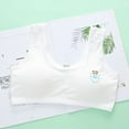 thumbnail image 2 of Ketyyh-chn99 Bras for Girls Training Bra Stretch Cotton Crop Bralette for Teen Girls White,L, 2 of 4