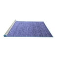 thumbnail image 2 of Ahgly Company Machine Washable Indoor Rectangle Abstract Blue Modern Area Rugs, 2' x 3', 2 of 4