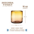 thumbnail image 3 of Twine El Ocaso Tumblers for Birthday Wedding, Mexican Glasses 12oz Set of 2, 3 of 6