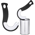 thumbnail image 1 of 2 Pack Can Opener, 150 x 90mm, Ring Glass Opener, J Shaped Kitchen Helper, Can Opener, Hook Opener, Easy Open for Cans with Locking Rings, Black, 1 of 5