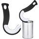 thumbnail image 1 of 2 Pack Can Opener, 150 x 90mm, Ring Glass Opener, J Shaped Kitchen Helper, Can Opener, Hook Opener, Easy Open for Cans with Locking Rings, Black, 1 of 5