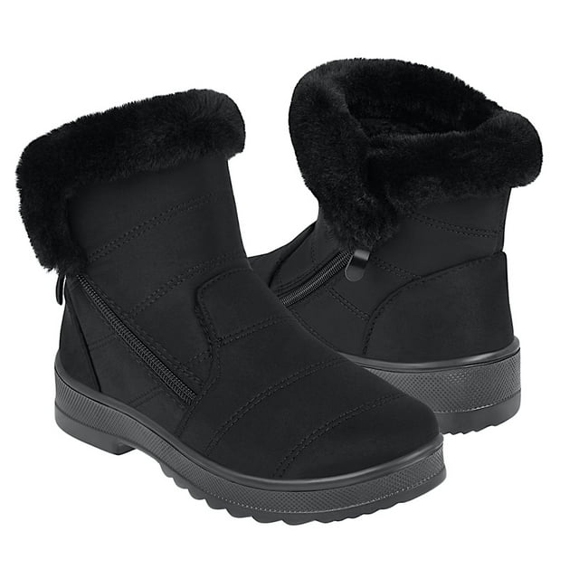 BOTINES DE INVIERNO DAMA TORRENTE 9 TEXTIL NEGRO