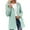 Mint Green, variant on oqasdz Women's Lightweight Hiking Windbreaker Jacket with Hood Striped Pockets Outdoor Anorak Coat for Trekking Travel Casual Versatile Cozy