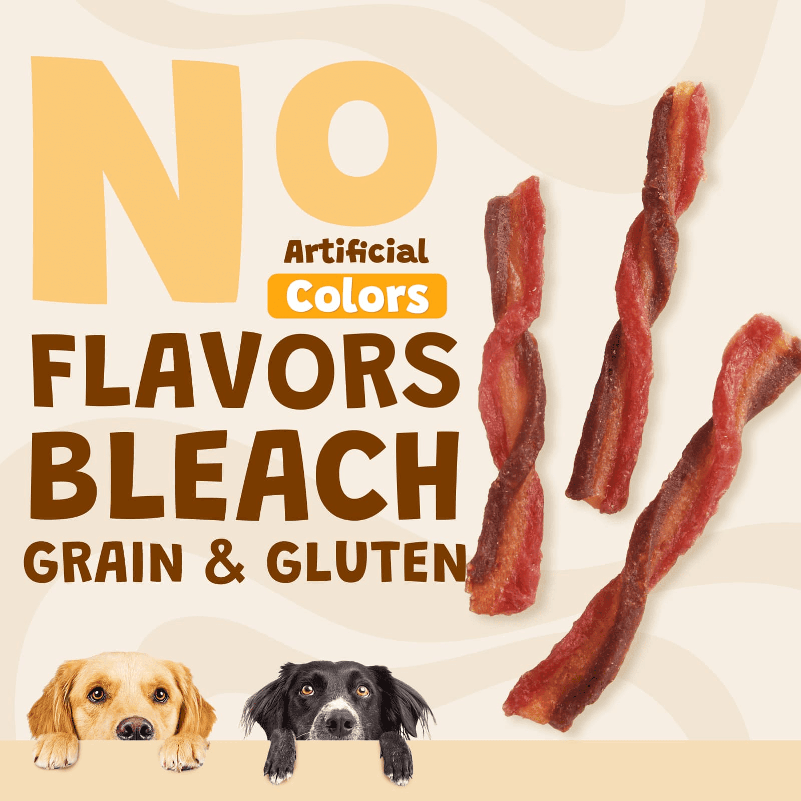 (2 pack) ASMPET Chicken Dog Treats, Beef and Duck Jerky Chew for Small Medium Large Dog, 10.6 oz