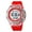 red, variant on Transparent Sports Watch - Waterproof Digital Watch with Silicone Band, Multifunction for Men Women Students