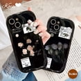 thumbnail image 2 of Pintura Al Óleo Retro Rosa Caso Para Redmi 10 9T 9 A1 10C A2 9C NFC 10A 9A Note 12 8 9 11 10s 10 11s Pro POCO M3 Etiqueta De Moda Brillante Floral Suave 3D Ondulado Borde Curvado Cubierta, 2 of 3