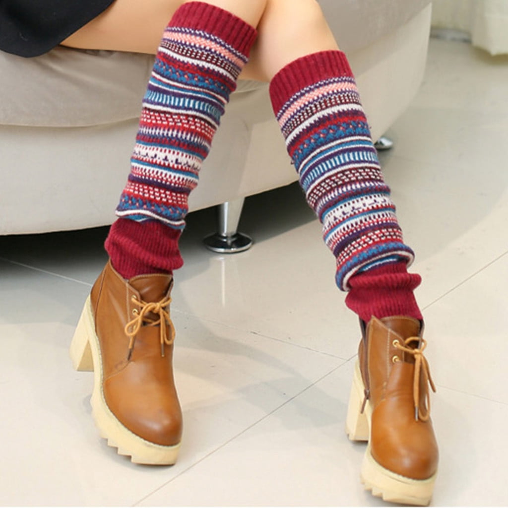 Womens Plus Size Thigh High Socks-Violet Purple