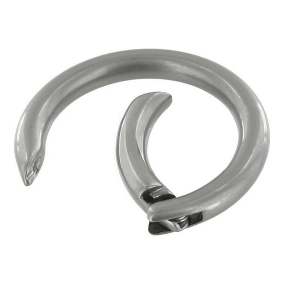 B9431 Nickel Matte, Spring Gate O-Ring, Solid Brass-LL, Multiple Sizes