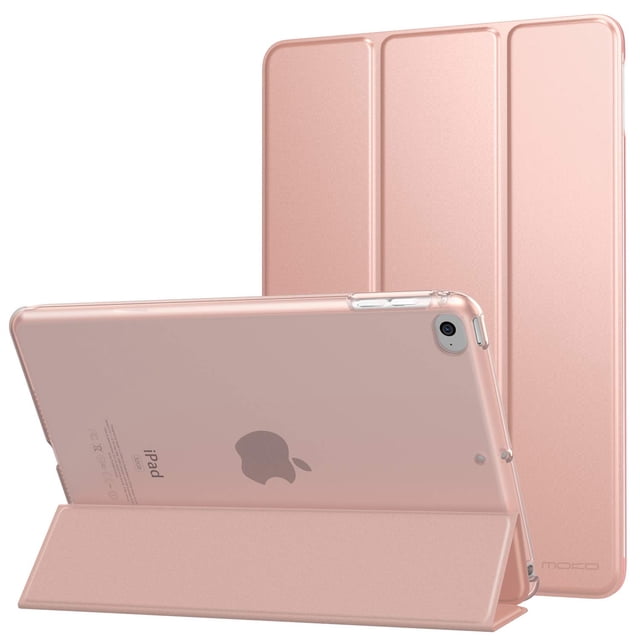 Funda MoKo para iPad Mini 5 2019/Mini 4 2015 con soporte en oro rosa