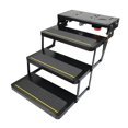 thumbnail image 2 of Lippert Components Entry Step 365837 Series 25; Triple Electric Folding Step; 24 Inch Tread Width x 9 Inch Depth; With 8 Inch Rise; Up To 300 Pound Weight Capacity; Powder Coated/Heavy Gauge Steel, 2 of 2