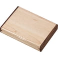 thumbnail image 2 of Visol Durmast Natural Maple Wood and Walnut Desktop Business Card Case, 2 of 4