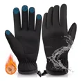 thumbnail image 1 of Guantes De Moto Cuero Térmicos Impermeables Touch Sports, 1 of 8
