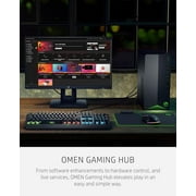 HP Pavilion Gaming Desktop TG01-1120 Bundle PC, Intel Core i5-10400F, Nvidia GeForce GTX 1650 4GB, 8GB DDR4 RAM, 256GB SSD, Windows 11 Home, Shadow black, 328S5AA#ABA