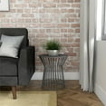 thumbnail image 4 of Novogratz Poolside Gossip Collection, Roberta Outdoor/indoor Side Table, Charcoal, 4 of 5