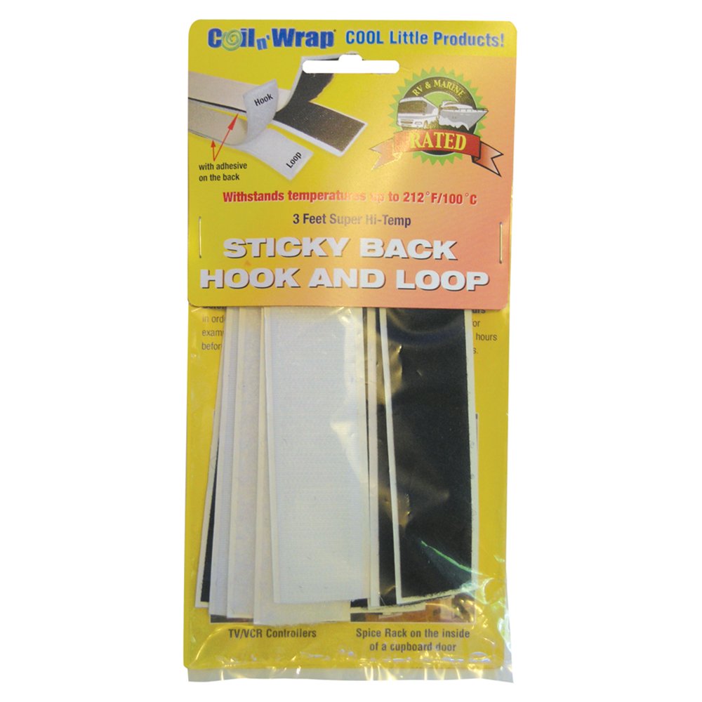 AP Products 00671 Coil n' Wrap High Temp Sticky Back Hook and Loop