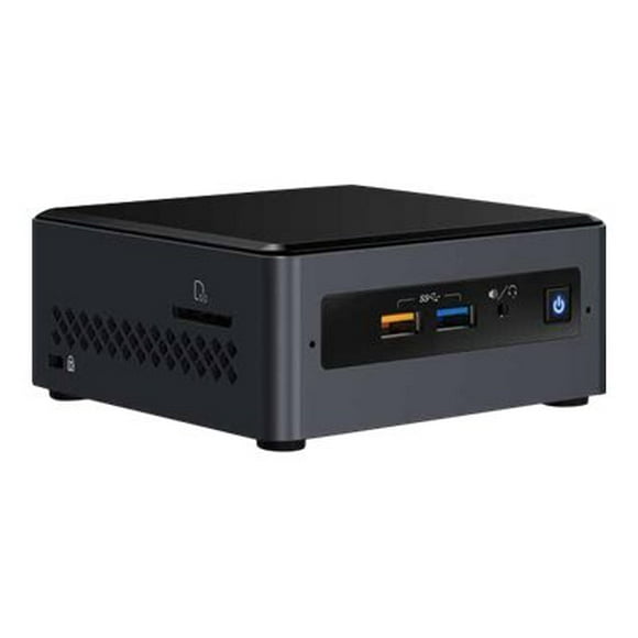 Intel Next Unit of Computing Kit NUC7PJYHN - Barebone - mini PC 1 x Pentium Silver J5005 / up to 2.8 GHz - RAM 0 GB - UHD Graphics 605 - Gigabit Ethernet