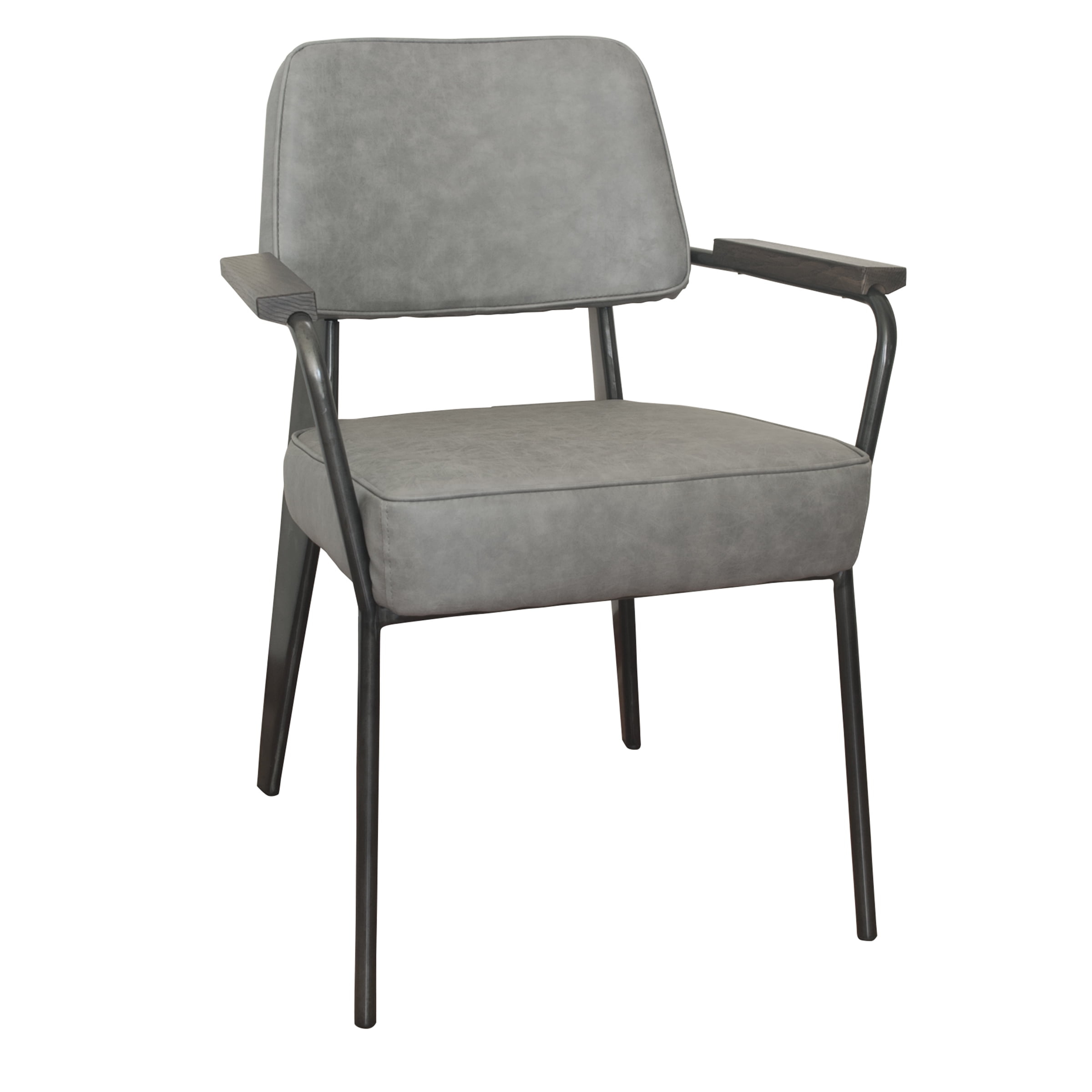 AmeriHome 2 Piece Fauteuil Direction Accent Chair Set - Gray