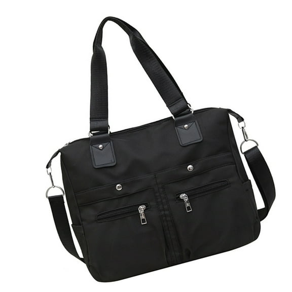 Women's Canvas Toted Purses Casual Multi-pocket Shoulder Crossbody Bag Everyday Handbags Casual Work Bags Laptop Bag