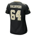 thumbnail image 3 of Women's Nike Nick Saldiveri  Black New Orleans Saints Team Game Jersey, 3 of 7