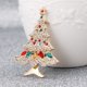 thumbnail image 2 of Joyas para fiestas nupciales para una elegancia atemporal Broche de árbol de piedras preciosas cromáticas antiguas, 2 of 7