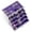 Purple / 5 Pack, variant on Earring Holder Organizer Box Valentine's Day Gifts, Clear Acrylic Jewelry Box for Women, Stackable Large Jewelry Storage Case with Adjustable Velvet Trays on Dresser Vanity -Grey, 3 Layers