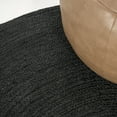 thumbnail image 4 of JONATHAN Y ANSA 4' Round Area Rug, Zara Braided Coastal Cottage Jute - Black, RNF116F-4R, 4 of 6