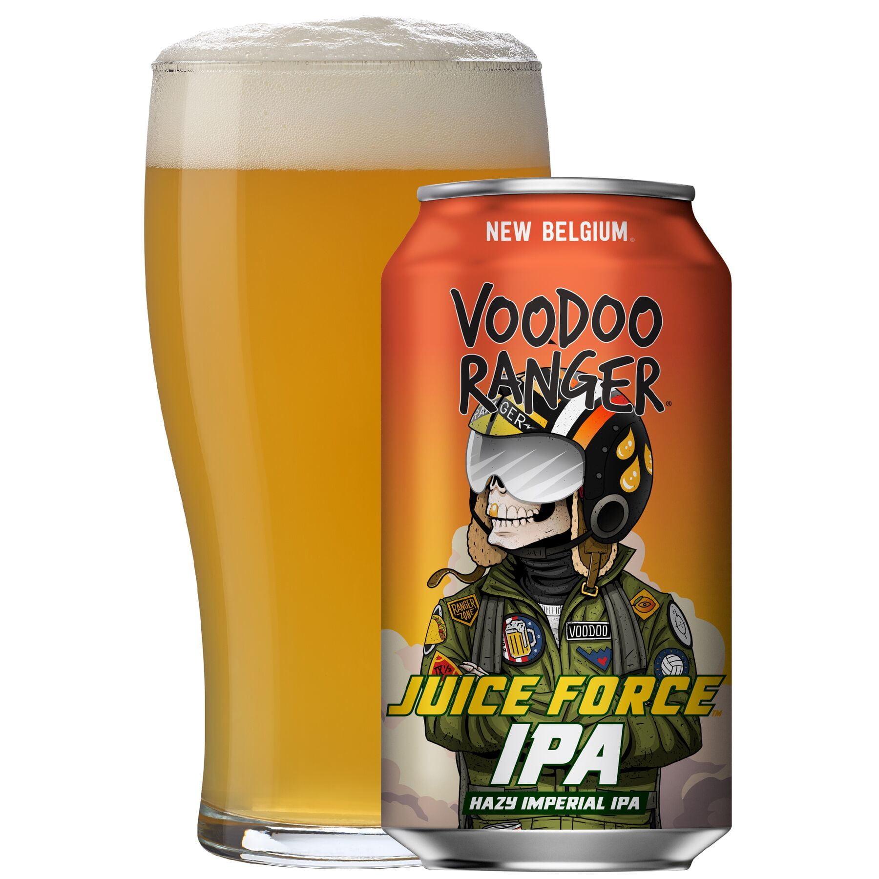 Voodoo Ranger Juice Force Hazy Imperial IPA Craft Beer, 6 Voodoo Ranger Juice Force Hazy Imperial IPA Craft Beer, 6