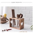 thumbnail image 4 of Countertop Chopsticks Water Holder Large Capacity Organizing Supply Chopsticks Tableware Spoon Fork Storage Rack Dinnerware Drain Organizer Basket Home, 4 of 9