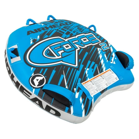 Airhead G-Force 2, 1-2 Rider Towable Tube for Boating