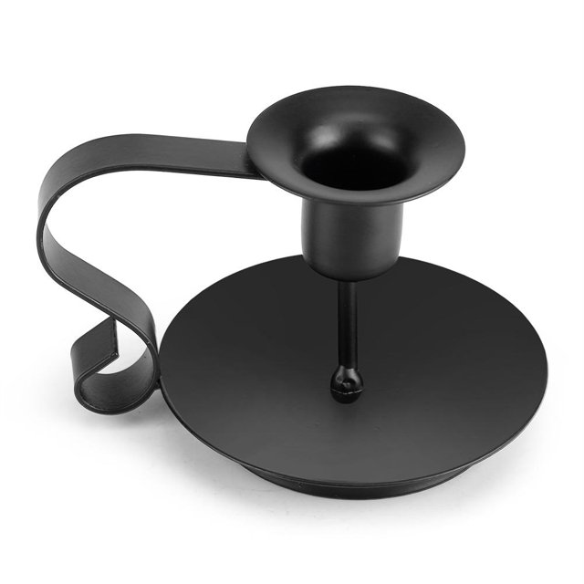 Rdeghly Iron Candlestick,Retro Iron Taper Candle Holder Hand Made Candlestick Stand Home Candlelight Dinner Decor, Candle Stick