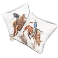 thumbnail image 2 of Halloween Pillow Covers 18x18 Inch Pumpkin Jack-O''-Lanterns Bat Spider Web Cotton Linen Decorative Throw Pillow Case Holiday Cushion Cover Set of 2 for Bedroom Sofa Living Room Couch Chair, 2 of 6