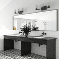 thumbnail image 3 of Prominence Home Lantier Matte Black 3-Light Vanity with Clear Glass, 3 of 14
