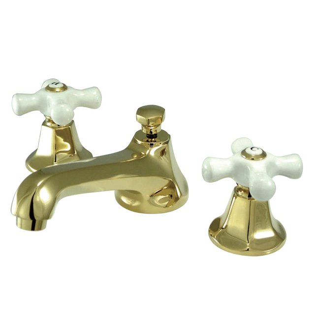 Grifo de lavabo Kingston Brass Metropolitan de latón pulido