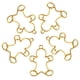 thumbnail image 2 of 10 Uds. De colgantes de marco de aleación con bisel trasero abierto, marco colgante de joyería (dorado, estilo pan de jengibre), 2 of 5