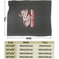thumbnail image 3 of Rose-Hulman Institute of Technology Logo Fleece Blanket, Very Soft Microfiber Flannel Blanket for Couch Warm and Cozy for All Seasons, 3 of 6