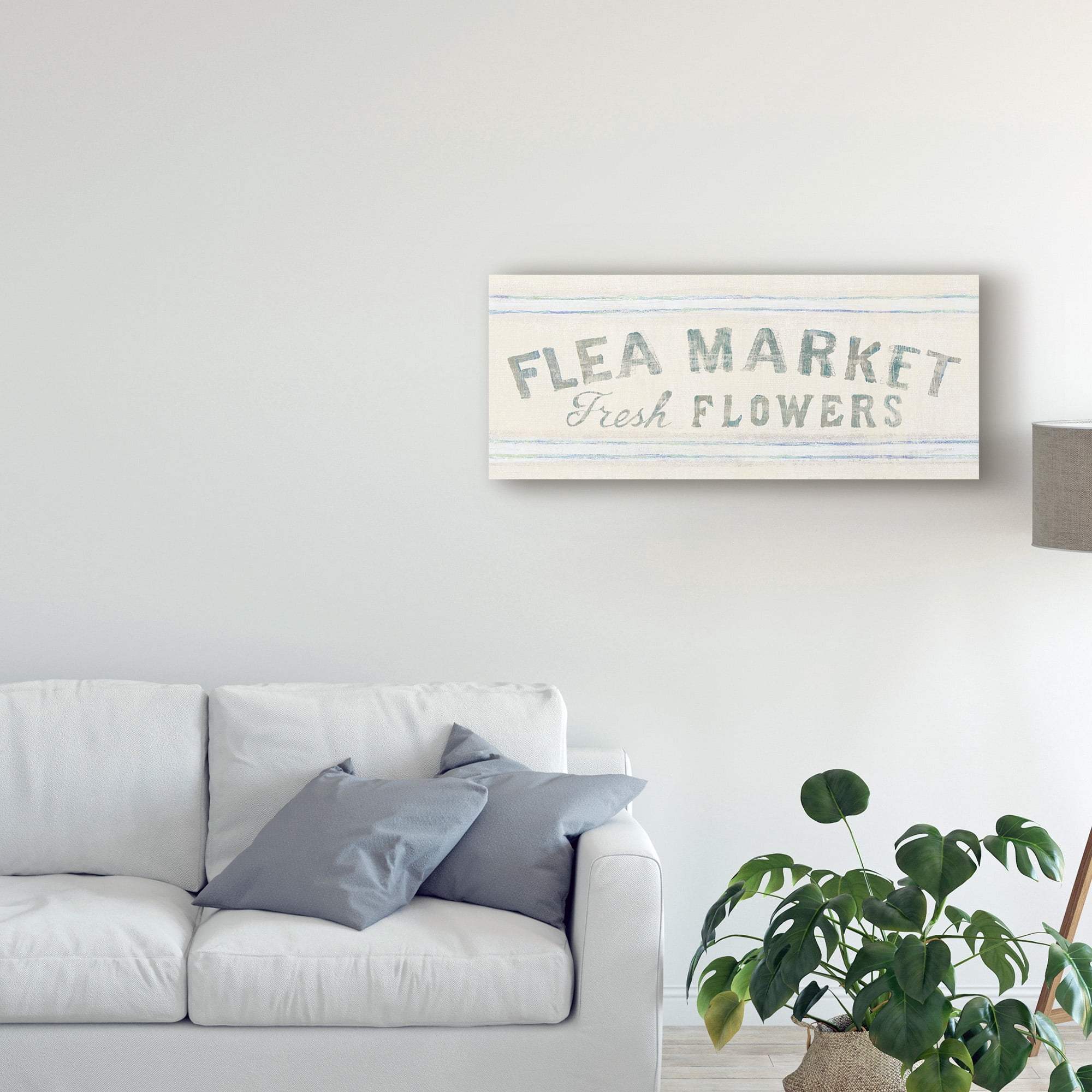 Trademark Fine Art 'Floursack Florals XII Crop' Canvas Art by Danhui Nai