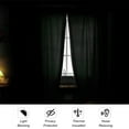 thumbnail image 6 of SMILETIME Grey Velvet Curtains with Rod Pocket Thermal Insulated Soft Privacy Room Darkening Velvet Drapes for Bedroom and Living Room, Set of 2 Panels, 52 x 108 Inches Long, 6 of 7