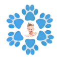 thumbnail image 1 of Non-Slip Bathtub Stickers, 20 Small PCS Safety Bathroom Tubs Showers Treads Adhesive Decals Scraper Blue, 1 of 4