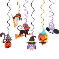 thumbnail image 1 of Vajilla desechable para Halloween, plato de papel con diseño de calavera y fantasma, taza, servilleta, mantel, decoración de fiesta, 1 of 4