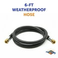 thumbnail image 2 of Flame King Thermo Rubber RV Slide Out Hose Assembly 72-Inch 3/8 Inch ID Female to Female, 2 of 6