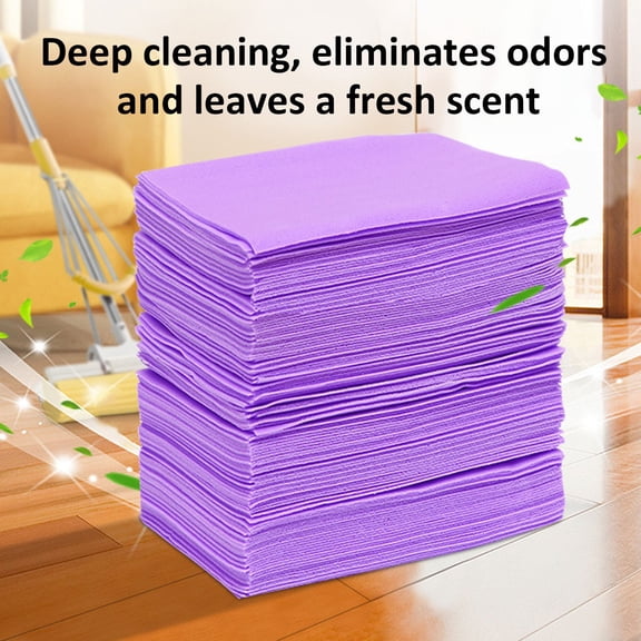 Clearance Under $3 Dissolvable Multi-Effect Floor Cleaning Tablets for Mopping Hardwood Tile and Laminate - Style D (Purple)