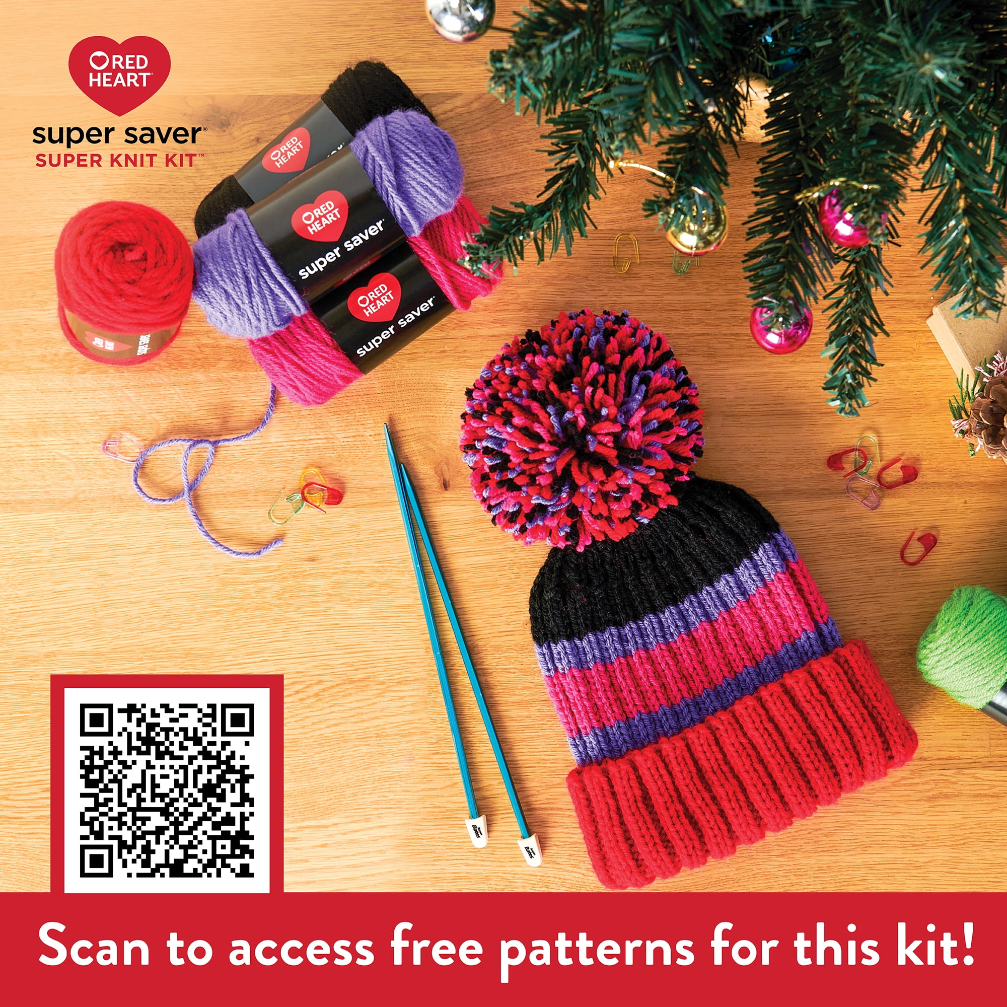 Red Heart® Super Saver® Super Knit Kit