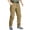 Khaki, variant on Mens Ripstop Cargo Pants with Thermal Lining for Flexible Outdoor Work Hiking and Trail Adventures S Size Grey
